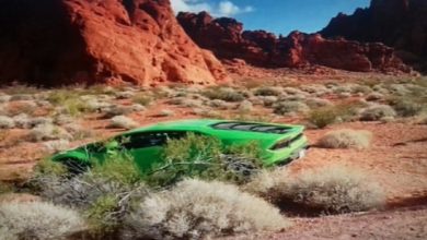 Photo of Lamborghini Huracan, napušteni primerak u pustinji u Las Vegasu