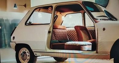 Photo of Mali Renault 5 pretvoren u udoban dnevni boravak 1970-ih