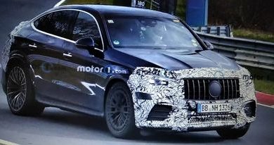 Photo of Mercedes-AMG GLC 63 kupe špijunirao sa manje kamuflaže